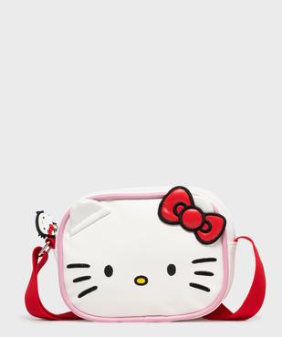 Sac besace zippé à bandoulière sangle fille - Hello Kitty vue1 - HELLO KITTY - GEMO