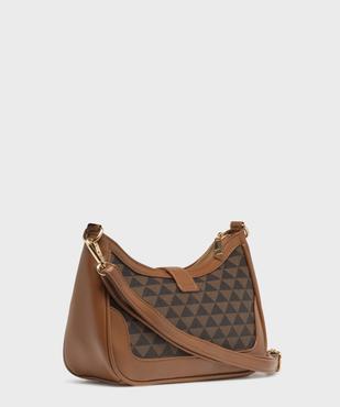 Sac à main compact forme banane à bandoulière amovibe femme vue2 - GEMO (ACCESS) - GEMO