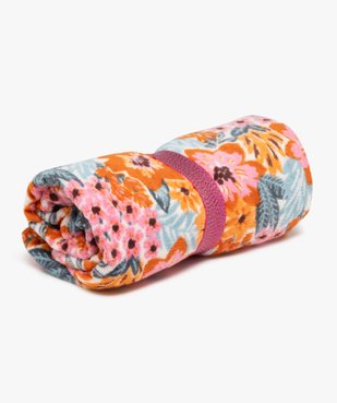 Serviette de plage en velours éponge avec élastique femme vue1 - GEMO (ACCESS) - GEMO