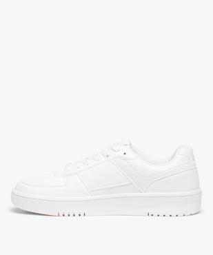 Baskets homme style tennis unies à lacets – Ellesse Mendita vue3 - ELLESSE - GEMO