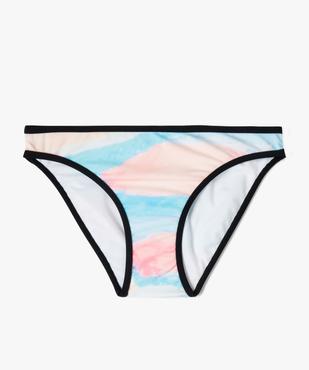 Bas de maillot de bain fille dégradé de couleurs vue1 - GEMO (JUNIOR) - GEMO