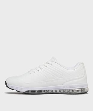 Baskets dessus embossé avec semelle bulle d’air homme - Airness vue3 - AIRNESS - GEMO