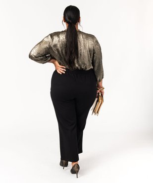 Combinaison pantalon scintillante femme grande taille vue4 - GEMO (G TAILLE) - GEMO