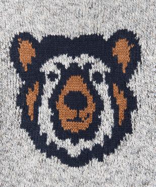 Pull garçon jacquard motif ours vue3 - GEMO (ENFANT) - GEMO