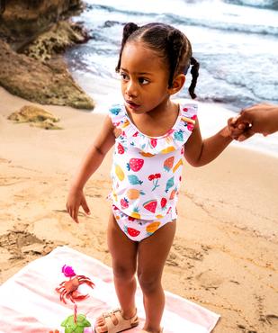 Maillot de bain 2 pièces à motifs fruits bébé fille vue5 - GEMO(BEBE DEBT) - GEMO