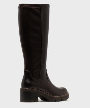 Bottes à talon et semelle crantée femme - 5 Miles vue4 - 5 MILES - GEMO