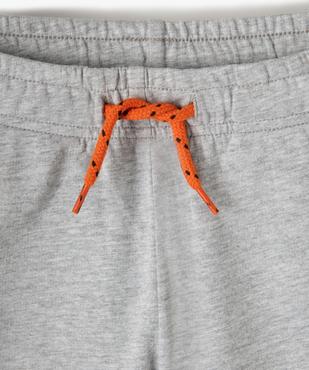 Bermuda garçon en maille avec ceinture élastiquée vue2 - GEMO (ENFANT) - GEMO