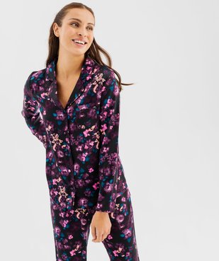 Pyjama 2 pièces en satin femme vue5 - GEMO 4G FEMME - GEMO