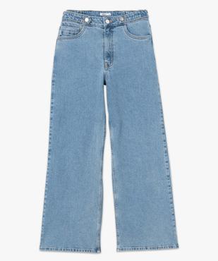 Jean femme « wide leg » taille haute vue4 - GEMO(FEMME PAP) - GEMO