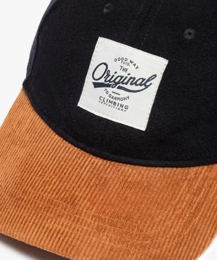 Casquette homme bicolore composée de laine vue2 - GEMO (ACCESS) - GEMO