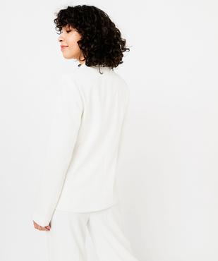 Veste de tailleur 1 bouton femme vue3 - GEMO(FEMME PAP) - GEMO