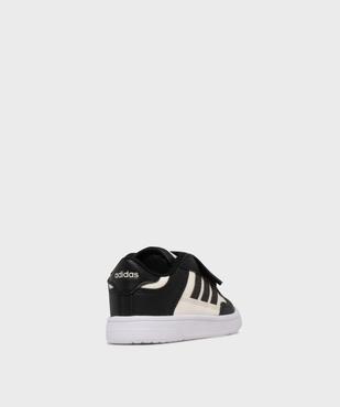 Baskets Rapid Court fermeture scratch bébé garçon - Adidas vue4 - ADIDAS - GEMO