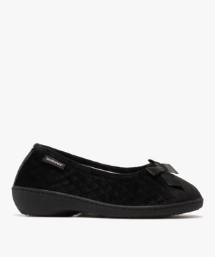 Chaussons ballerines en velours femme - Isotoner vue1 - ISOTONER - GEMO