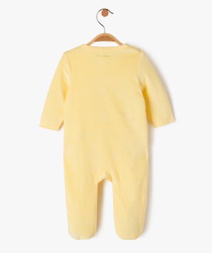 Pyjama en velours avec motif ourson bébé vue6 - GEMO(BB COUCHE) - GEMO