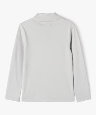 Tee-shirt col roulé imprimé garçon vue4 - GEMO 4G GARCON - GEMO