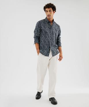 Chemise à motif feuillage homme vue4 - GEMO 4G HOMME - GEMO