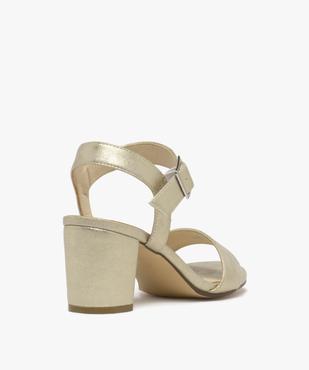 Sandales femme à talon et larges brides vue10 - VALENTINA BALDA - GEMO