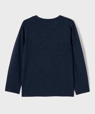 Tee-shirt manches longues uni garçon vue3 - GEMO 4G GARCON - GEMO