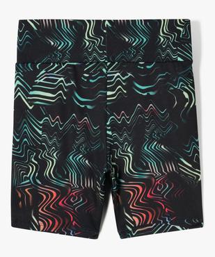 Legging court de sport en stretch à large ceinture élastique vue7 - GEMO (JUNIOR) - GEMO