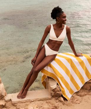 Haut de maillot de bain triangle à bretelles multipositions femme - LuluCastagnette vue6 - LULUCASTAGNETTE - GEMO