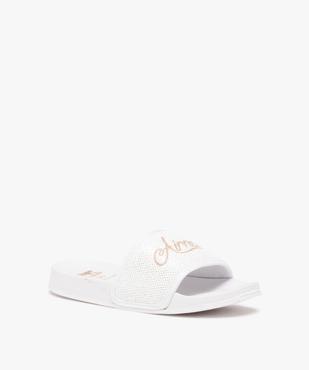 Mules de piscine fille ornées de sequins – Airness vue2 - AIRNESS - GEMO