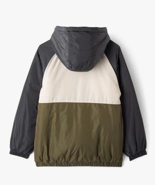 Blouson à capuche doublé polaire garçon vue4 - GEMO 4G GARCON - GEMO