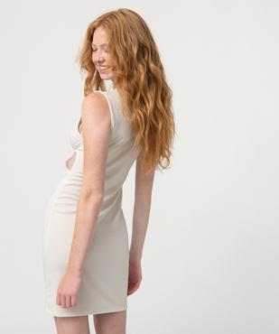 Robe femme à paillettes ouverte sur le ventre vue3 - GEMO(FEMME PAP) - GEMO