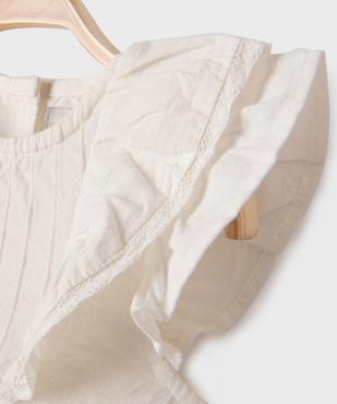 Blouse sans manches à volants bébé fille - LuluCastagnette vue3 - LULUCASTAGNETTE - GEMO