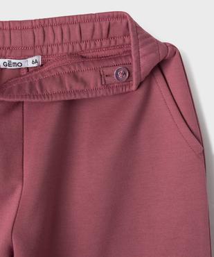 Pantalon de jogging fluide fille vue3 - GEMO (ENFANT) - GEMO