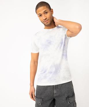 Tee-shirt à manches courtes effet tie and dye homme vue1 - GEMO (HOMME) - GEMO