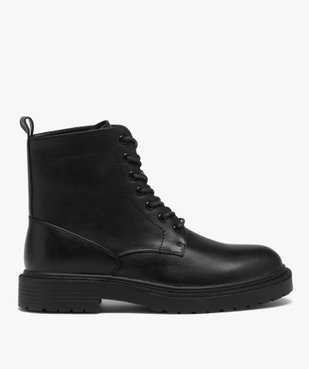 Boots homme unies à lacets style casual vue2 - GEMO (CASUAL) - GEMO