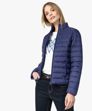 Doudoune femme légère avec col montant et fermeture zippée vue1 - GEMO(FEMME PAP) - GEMO