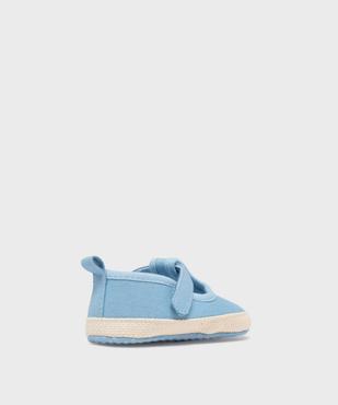 Chaussons de naissance babies souples à scratch vue4 - LITTLE LOVE GEMO FOR GOOD - GEMO
