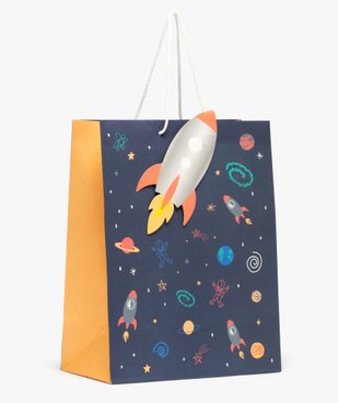 Sac cadeau enfant avec motifs de l’espace vue1 - GEMO (ACCESS) - GEMO