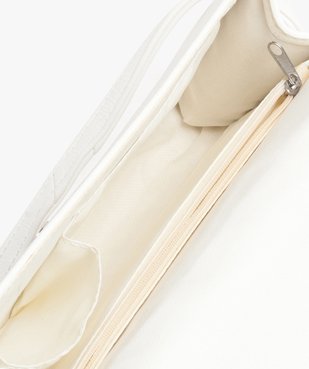 Sac à main forme pochette avec rabat vue3 - GEMO (ACCESS) - GEMO