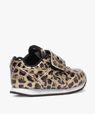 Baskets bébé fille vernies et pailletées - Reebok vue4 - REEBOK - GEMO