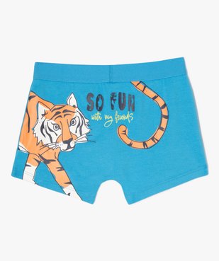 Boxers en coton stretch avec motifs jungle garçon (lot de 2) vue3 - GEMO 4G GARCON - GEMO