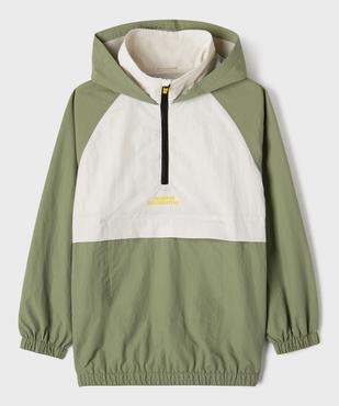 Blouson léger à capuche en matière déperlante garçon vue2 - GEMO (JUNIOR) - GEMO