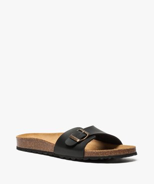 Sandales homme avec large bride à boucle vue2 - GEMO (CASUAL) - GEMO