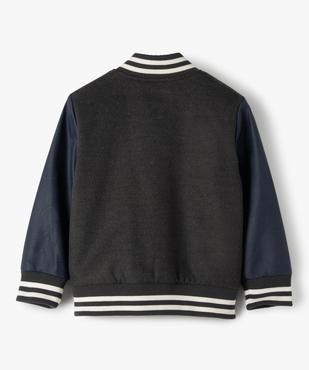 Blouson teddy garçon bicolore – Camps United vue5 - CAMPS UNITED - GEMO