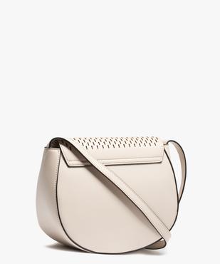 Sac femme rigide avec rabat ajouré vue2 - GEMO (ACCESS) - GEMO