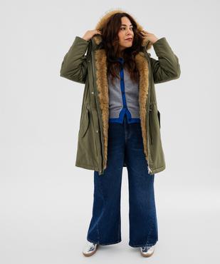 Parka à capuche femme grande taille vue1 - GEMO (G TAILLE) - GEMO