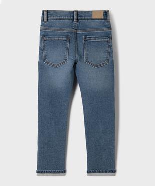 Jean slim délavé en coton stretch garçon - LuluCastagnette vue3 - LULUCASTAGNETTE - GEMO