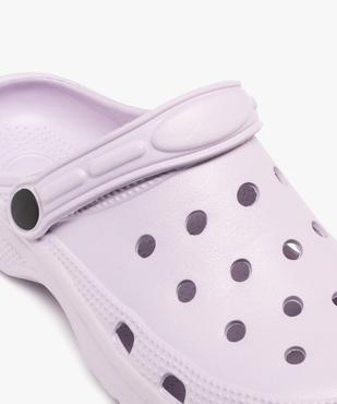 Sabots souples dessus perforé femme  vue6 - GEMO (PLAGE) - GEMO