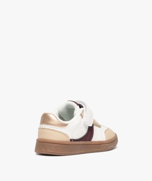 Baskets fille à scratch tricolores style rétro vue6 - LOVELY WINGS GEMO FOR GOOD - GEMO