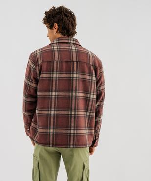 Sur-chemise à motif tartan avec doublure chaude homme - Roadsign vue3 - ROADSIGN D - GEMO