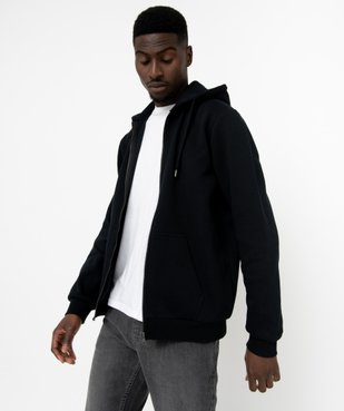 Sweat zippé à capuche homme vue7 - GEMO 4G HOMME - GEMO