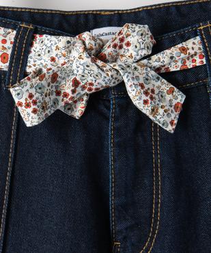 Jean wide leg avec taille ajustable fille - LuluCastagnette vue2 - LULU CASTAGNETTE GEMO FOR GOOD - GEMO