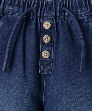 Jean avec taille élastique ajustable bébé garçon vue2 - GEMO(BEBE DEBT) - GEMO
