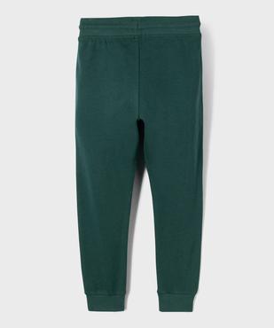 Pantalon de jogging avec intérieur molletonné garçon vue3 - GEMO (ENFANT) - GEMO